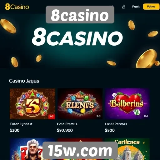 Ofertas e promoções disponíveis no 8casino