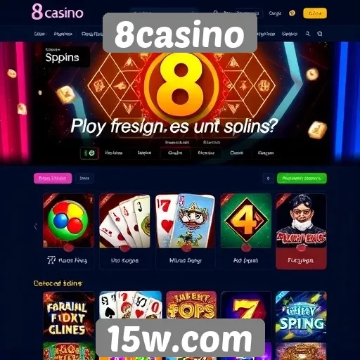 Experiência do usuário na plataforma 8casino